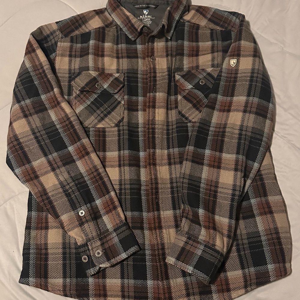Kuhl Plaid Button-Up Shirt